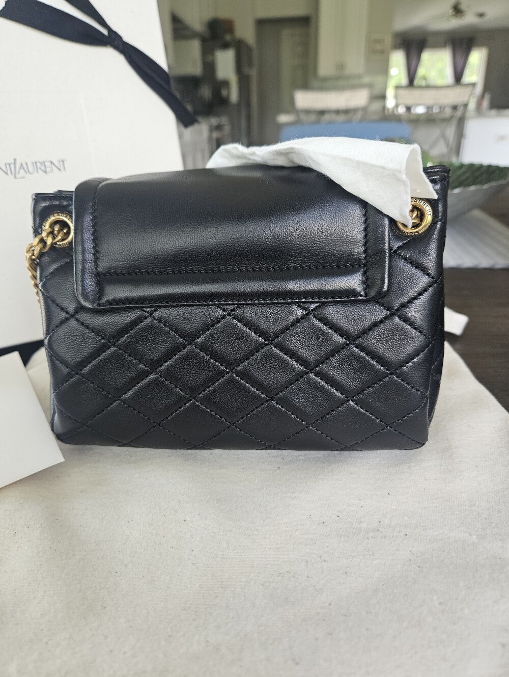 ***SOLD***Saint Laurent Black Mini Nolita Bag NWT - Picture 2 of 7